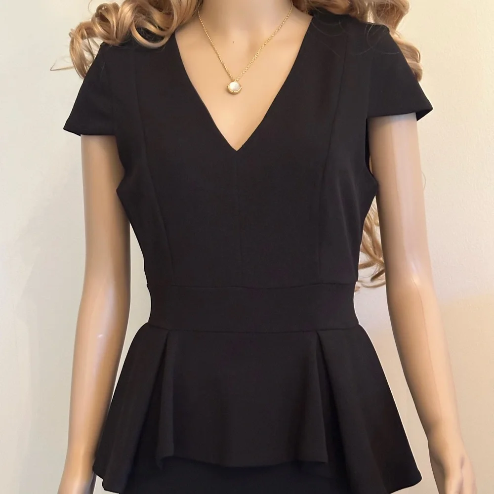 Alexia Admor Black Dress NWT Sz XS - Picture 5 of 6